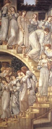 Burne-Jones, Sir Edward Coley The Golden Stairs china oil painting image